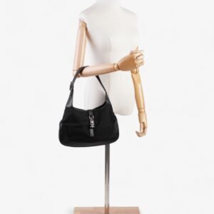 Gucci Jackie Black Nylon | AlmaBagz