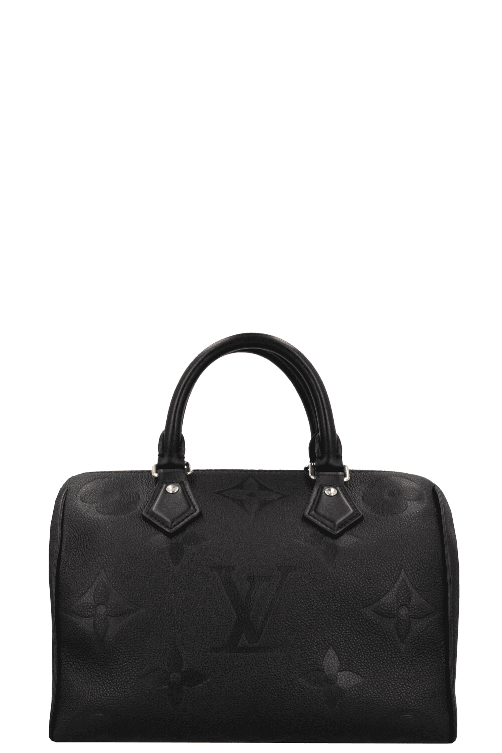 LOUIS VUITTON Speedy 25 Bandouliere MNG Empreinte Black | AlmaBagz - Image 4