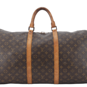 LOUIS VUITTON KEEPAL 60 MONOGRAM CANVAS GOLD HARDWARE NO DUST COVER | AlmaBagz