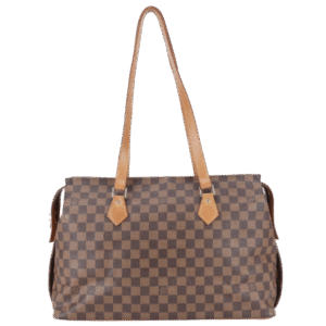 LOUIS VUITTON CHELSEA CENTENAIRE TOTE DAMIER EBENE GOLD HARDWARE NO DUST COVER | AlmaBagz