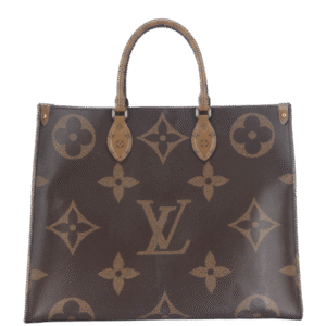 LOUIS VUITTON ONTHEGO GM (M44576) MONOGRAM GIANT CANVAS GOLD HARDWARE WITH DUST COVER AND BOX | AlmaBagz