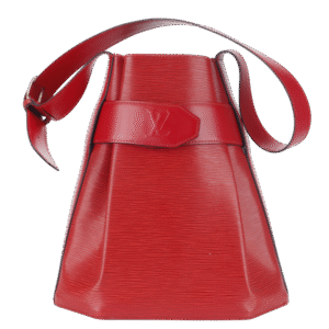 LOUIS VUITTON SAC D'EPAULE SHOULDER BAG (M80193) RED EPI LEATHER GOLD HARDWARE NO DUST COVER | AlmaBagz