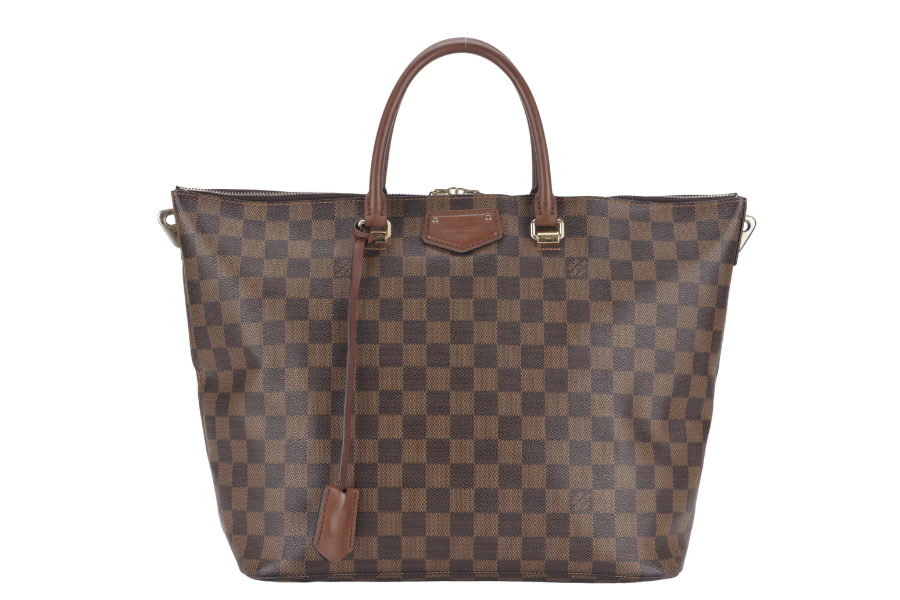 LOUIS VUITTON BELMONT TOTE BAG (N63169) DAMIER EBENE CANVAS WITH DUST COVER, LOCK & KEYS | AlmaBagz