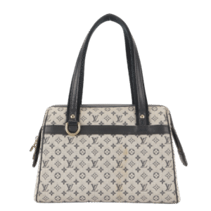 LOUIS VUITTON JOSEPHINE PM BLUE MINI LIN NO DUST COVER | AlmaBagz