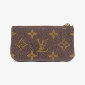 Louis Vuitton Key Pouch Monogram / Gold Canvas | AlmaBagz