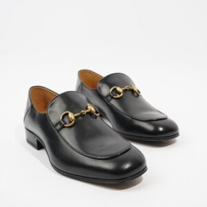 Gucci Jordan Loafer Black Leather EU 41 UK 7 | AlmaBagz