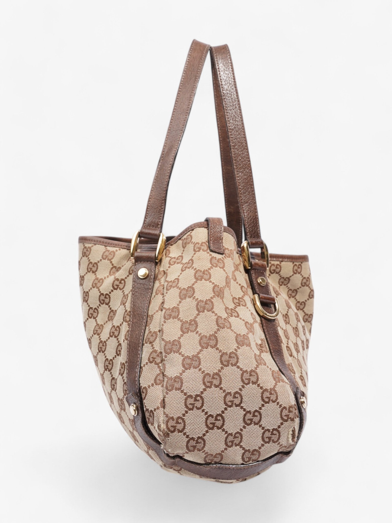 Gucci Abbey Tote GG Supreme / Brown Canvas | AlmaBagz - Image 4
