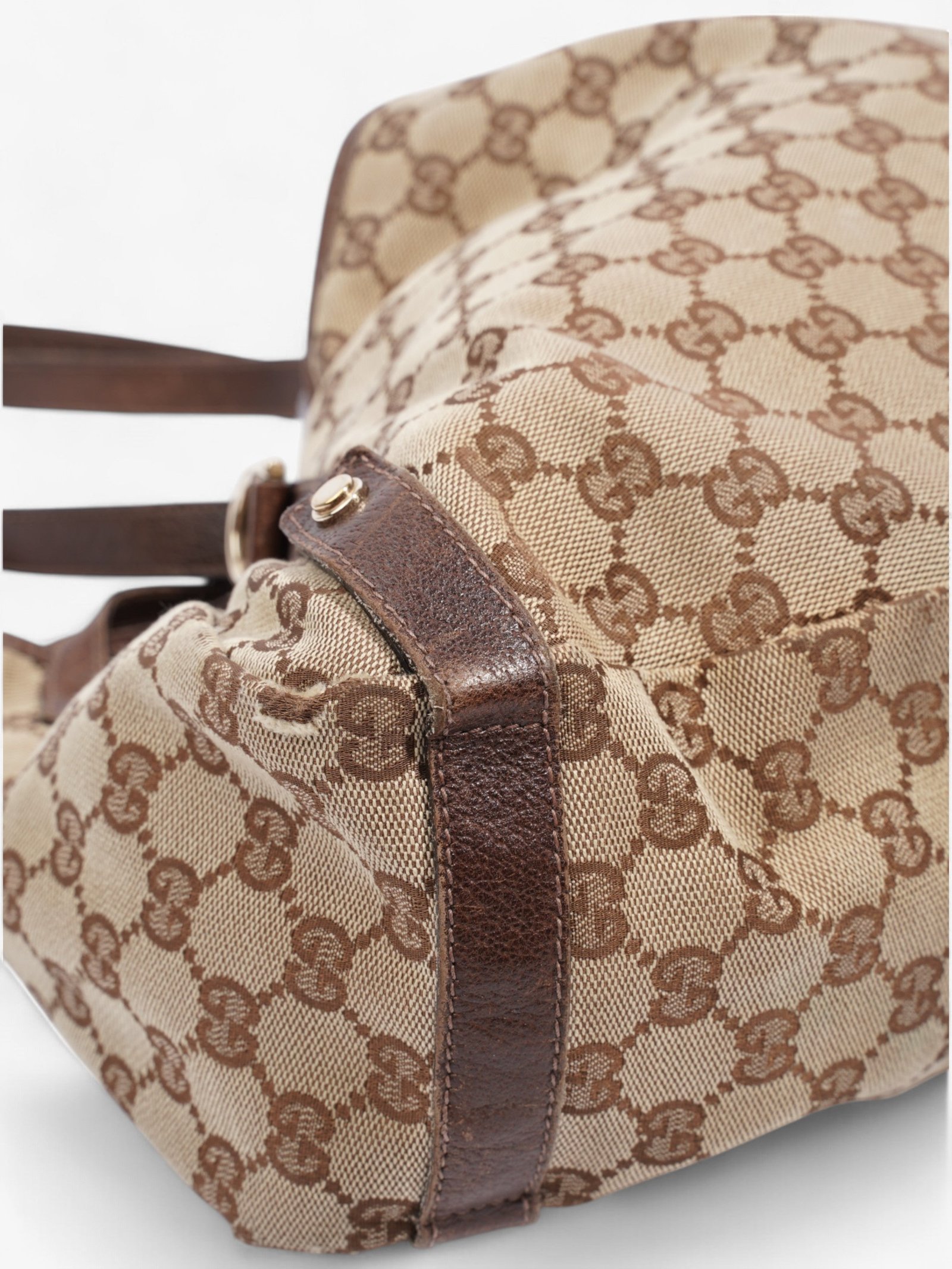 Gucci Abbey Tote GG Supreme / Brown Canvas | AlmaBagz - Image 7