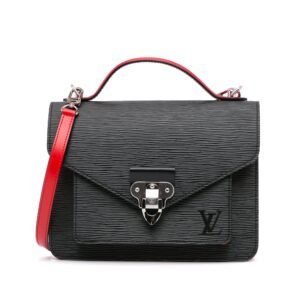 Louis Vuitton Neo Monceau Black Epi | AlmaBagz