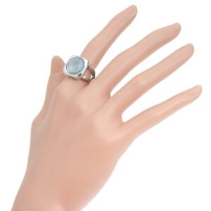 HERMES Ring Silver925, Shell Silver Serie | AlmaBagz