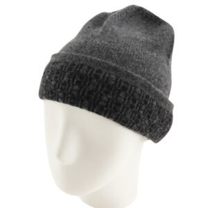HERMES Other hats cashmere gray Knit hat Women(Unisex) LA Used | AlmaBagz