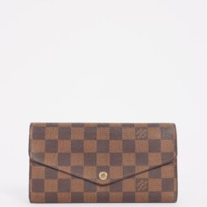 Louis Vuitton Damier Ebene Sarah Wallet | AlmaBagz