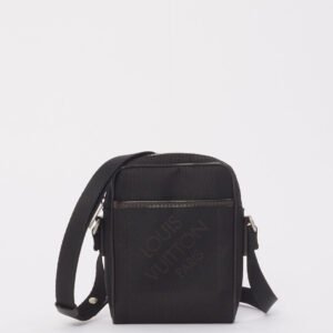Louis Vuitton Black Fabric Citadin Mini Crossbody Bag | AlmaBagz