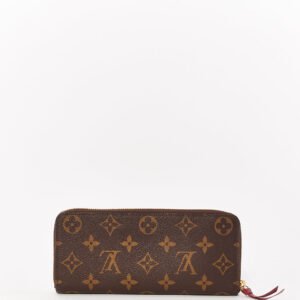 Louis Vuitton Monogram Canvas Fuchsia Zippy Clémence Wallet | AlmaBagz