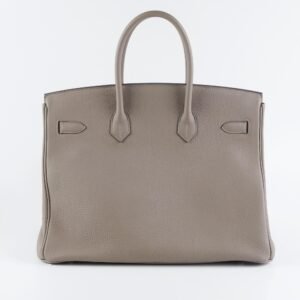 Hermes Birkin 35 Togo Gris Asphalt A Stamp (2017) | AlmaBagz