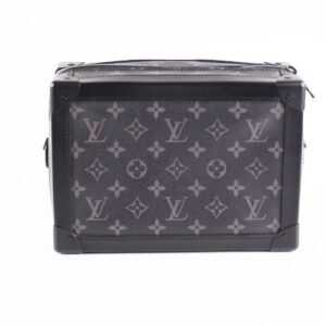 Louis Vuitton Soft Trunk Monogram Black Bag | AlmaBagz