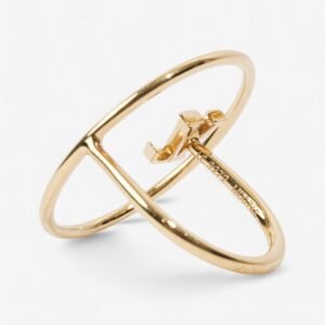 Louis Vuitton LV Eclipse Bague Gold Base Metal Small (Circumference - 51mm) | AlmaBagz