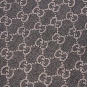 Gucci GG Supreme Scarf Grey Wool | AlmaBagz