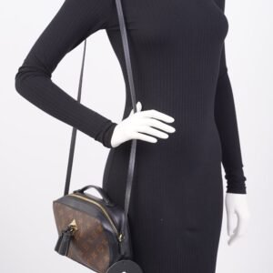 Louis Vuitton Saintonge Monogram / Black Canvas | AlmaBagz