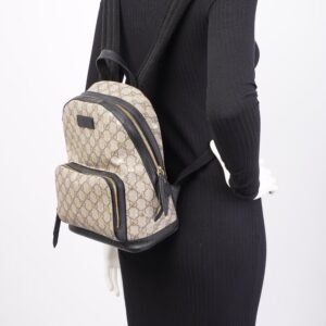 Gucci Bees Backpack Supreme Canvas Small | AlmaBagz