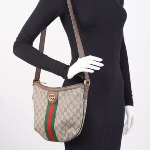 Gucci Ophidia GG Crossbody Supreme Canvas Small | AlmaBagz