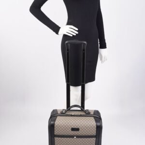 Gucci Diamante Carry On Suitcase Supreme Coated Canvas | AlmaBagz