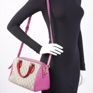 Gucci Boston Bag Monogram Canvas Small | AlmaBagz