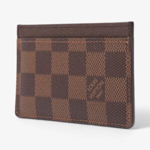 Louis Vuitton Card Holder Damier Ebene / Brown Coated Canvas | AlmaBagz