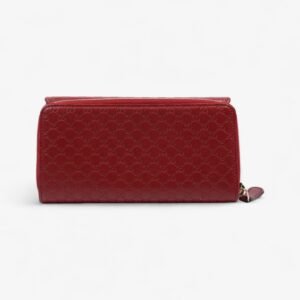 Gucci Soft Microguccissima Continental Wallet Red Leather | AlmaBagz
