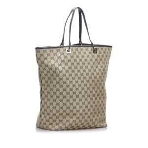 Gucci Shopper Brown GG Canvas | AlmaBagz