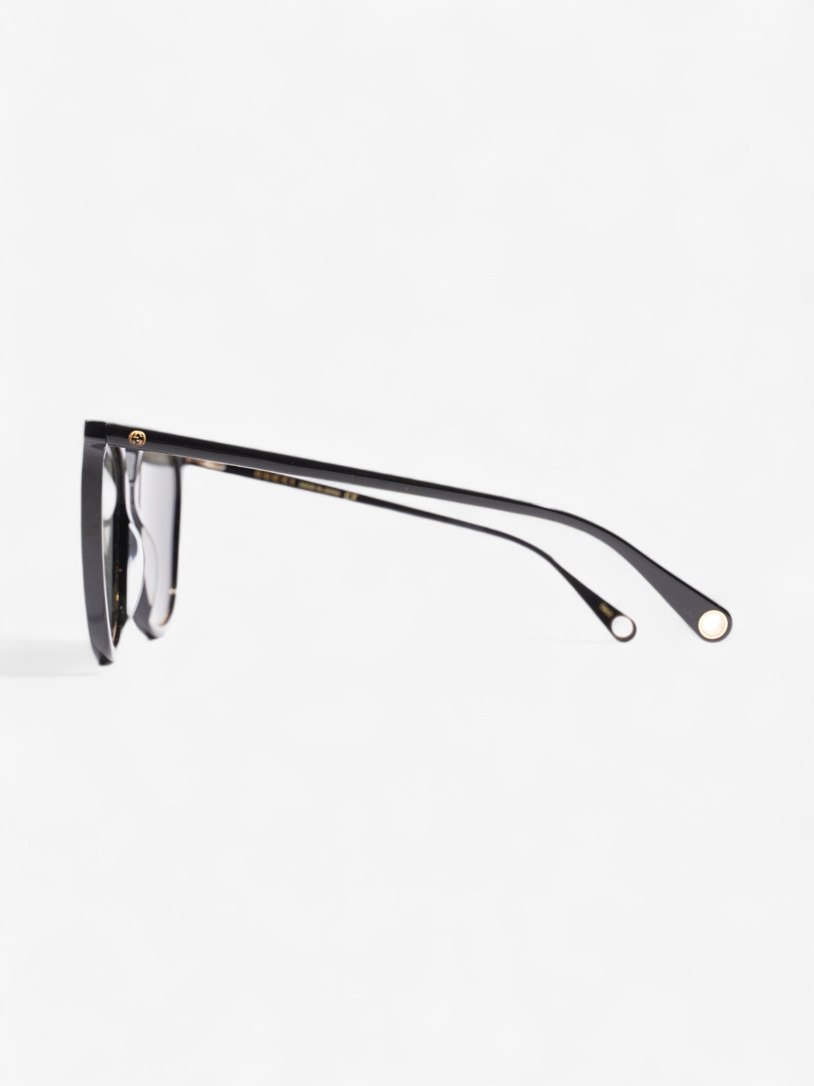 Gucci GG1076S Sunglasses Black Acetate 145mm | AlmaBagz