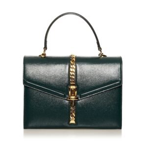 Gucci Sylvie 1969 Leather Satchel | AlmaBagz
