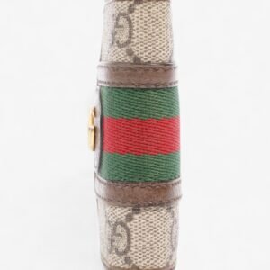 Gucci GG Web Key Case Supreme Print | AlmaBagz