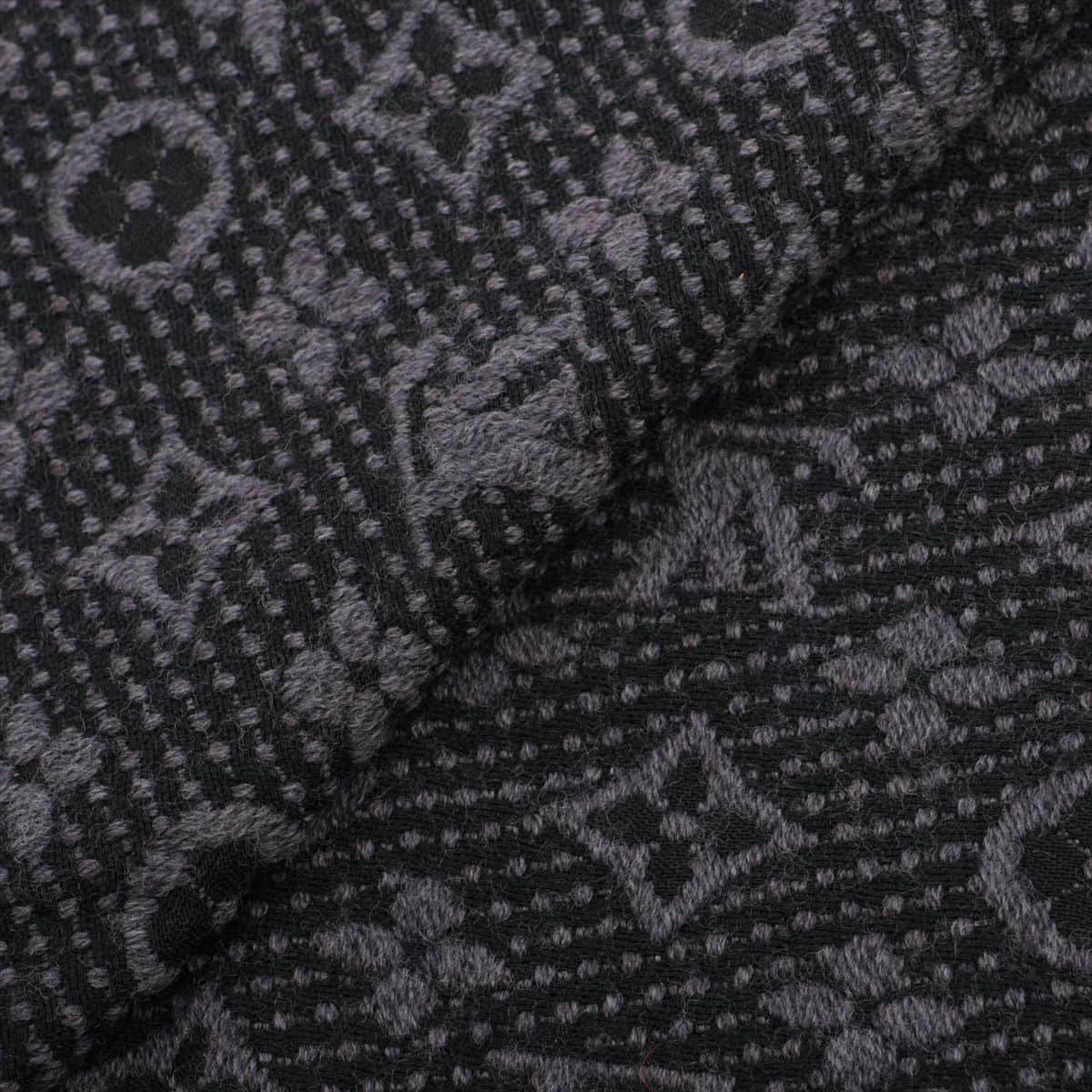 Louis Vuitton Echarpe Monogram Classic Black/Grey Scarf | AlmaBagz - Image 2