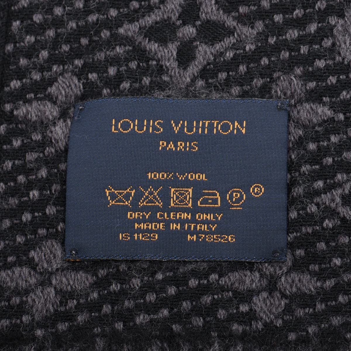 Louis Vuitton Echarpe Monogram Classic Black/Grey Scarf | AlmaBagz