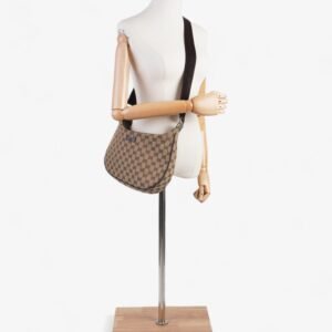 Gucci GG Canvas Shoulder Bag Beige / Brown Canvas | AlmaBagz