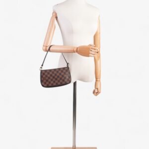 Louis Vuitton Navona  Damier Ebene Coated Canvas | AlmaBagz