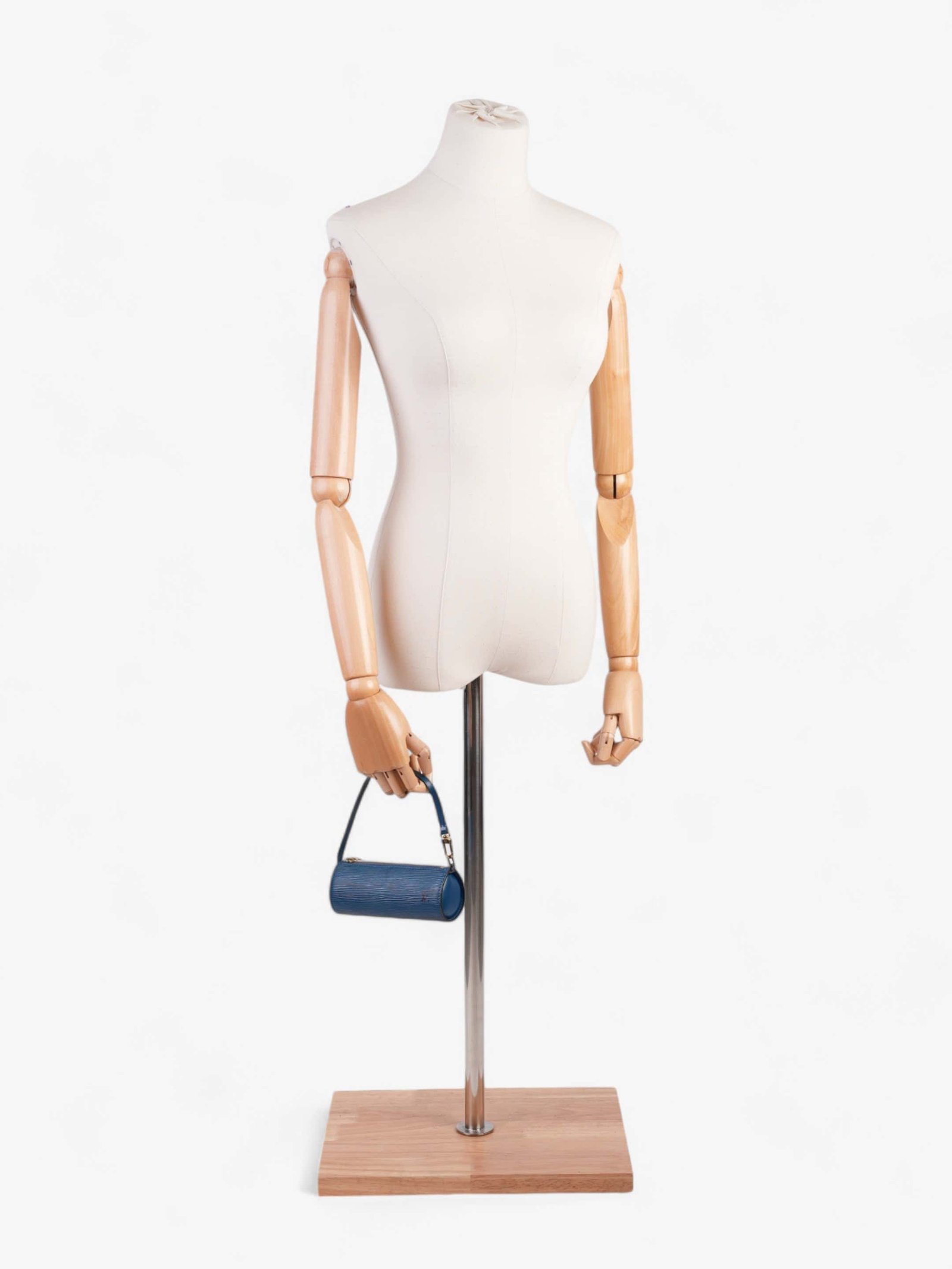 Louis Vuitton Soufflot Blue Epi Leather | AlmaBagz