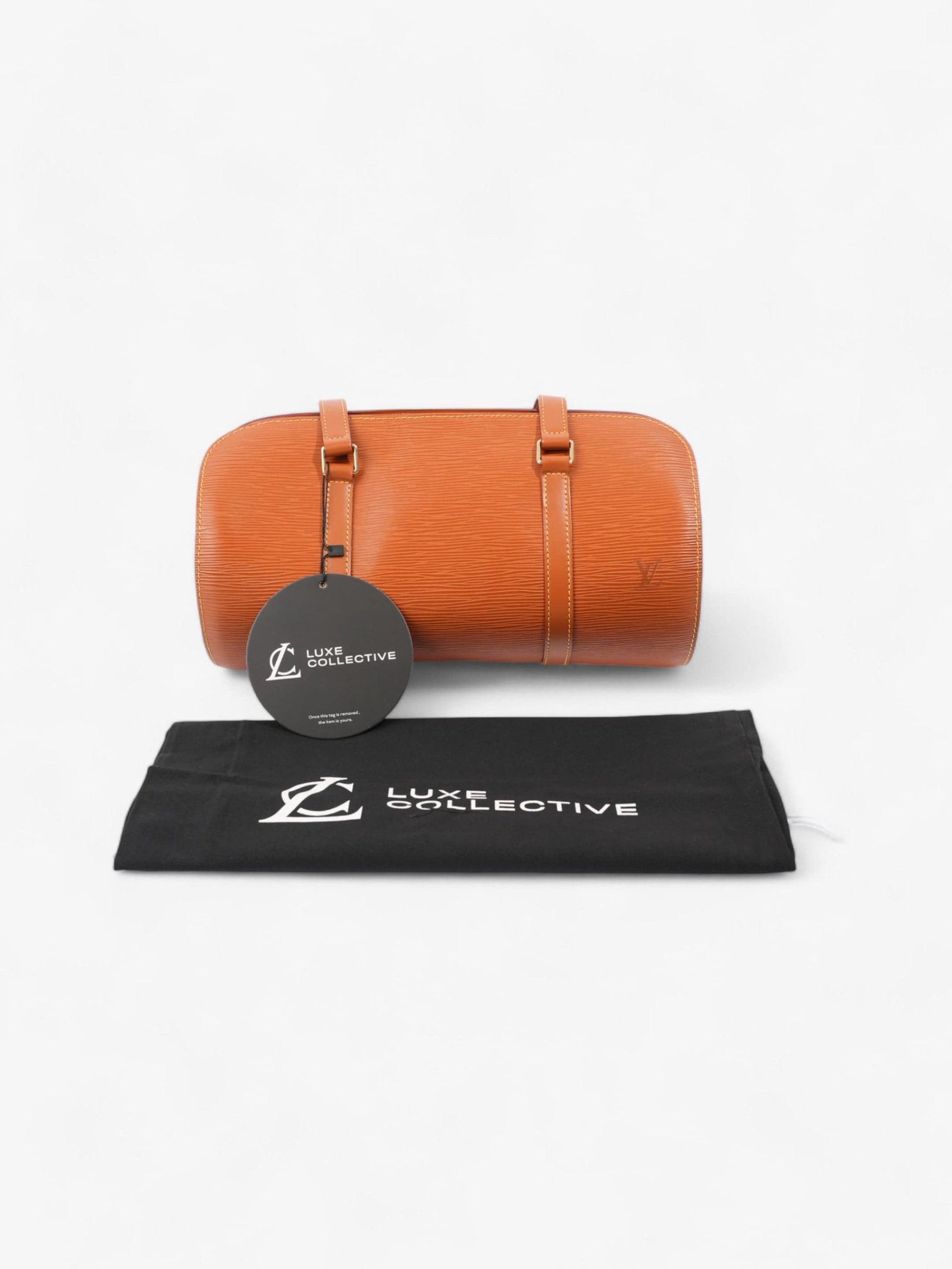 Louis Vuitton Soufflot Brown Epi Leather | AlmaBagz - Image 8