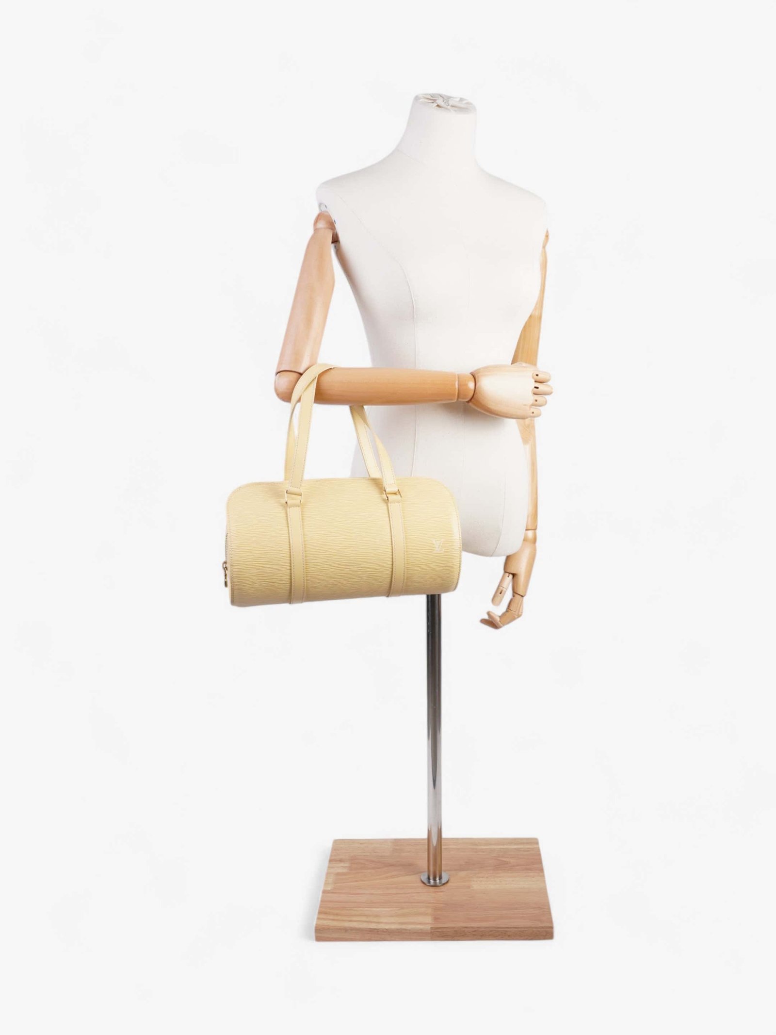 Louis Vuitton Soufflot Beige Epi Leather | AlmaBagz