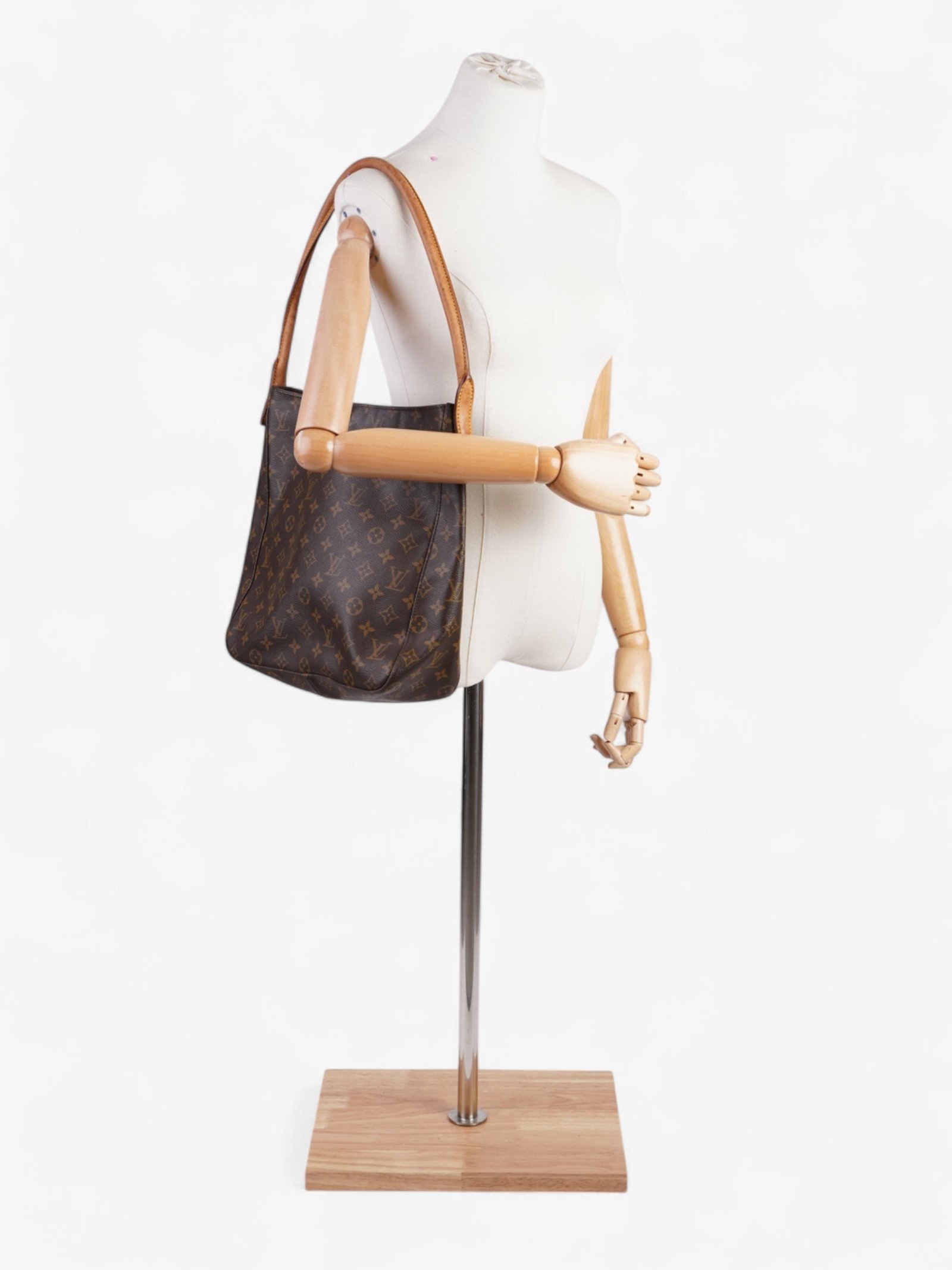 Louis Vuitton Looping Monogram Coated Canvas GM | AlmaBagz