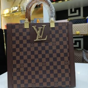 Louis Vuitton Luxury Women's Bag - Stylish Tote with Zip Closure (Brown) Design C | AlmaBagz