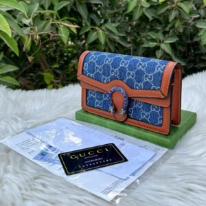 Gucci Dionysus-Inspired Super Mini Crossbody (Brown/Blue) | AlmaBagz