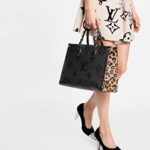 Louis Vuitton On The Go Bag - Master Quality Women Bag (Black-3) | AlmaBagz