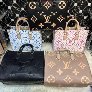 Louis Vuitton Onthego Medium Tote Bag for Women (Cream) | AlmaBagz