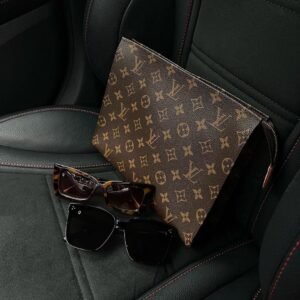 Louis Vuitton Crossbody Women Pouch – 2-Piece Set (Brown/Pink) | AlmaBagz