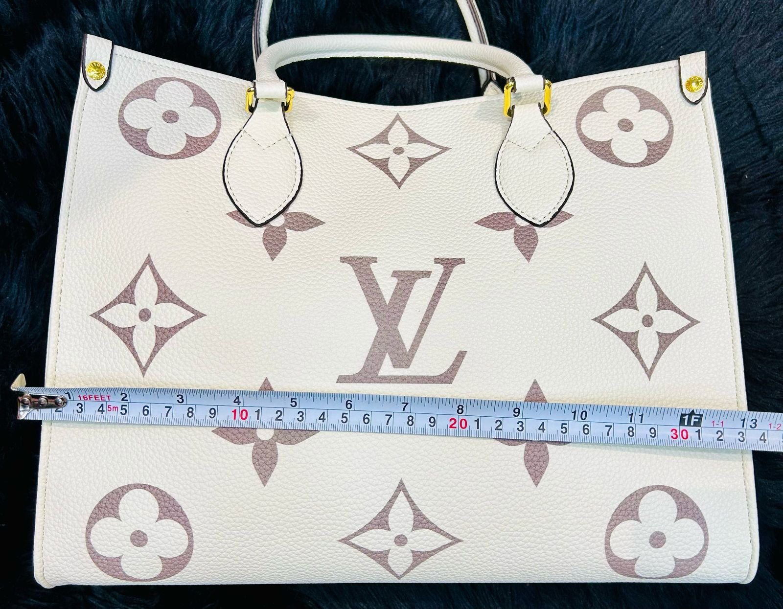 Louis Vuitton On The Go – AAA Quality, Official Model (Brown/Beige) | AlmaBagz