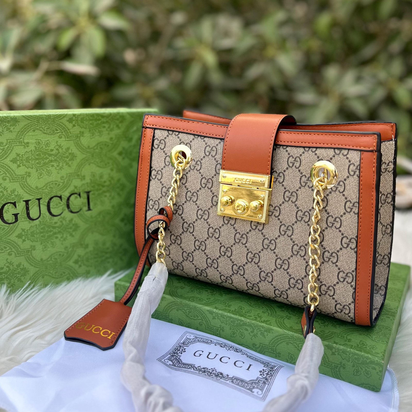 GUCCI Padlock Small Shoulder Bag – A Timeless Classic (brown) | AlmaBagz