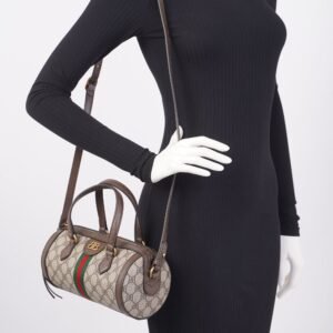Gucci x Balenciaga Hacker Project Boston Bag Supreme Coated Canvas | AlmaBagz