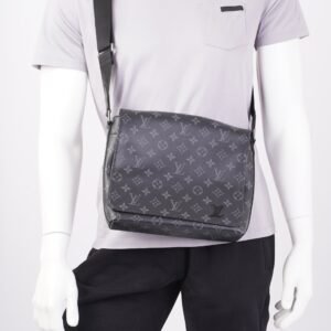 Louis Vuitton District  Monogram Eclipse Canvas PM | AlmaBagz